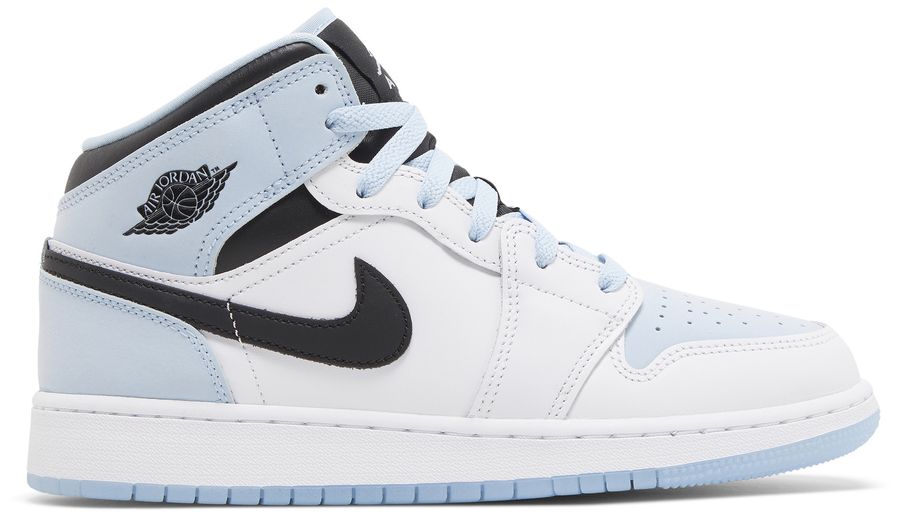 Air Jordan 1 Mid SE GS 'White Ice Blue'