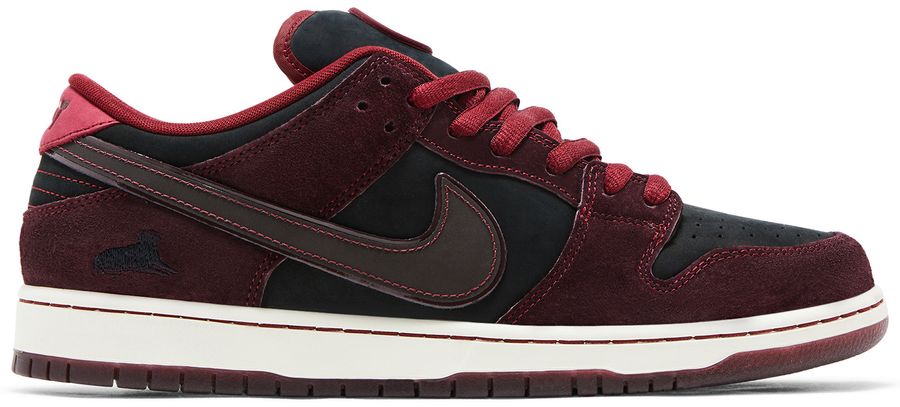 RIOT Skateshop x Nike Dunk Low Pro SB QS 'Mahogany Dark Beetroot'