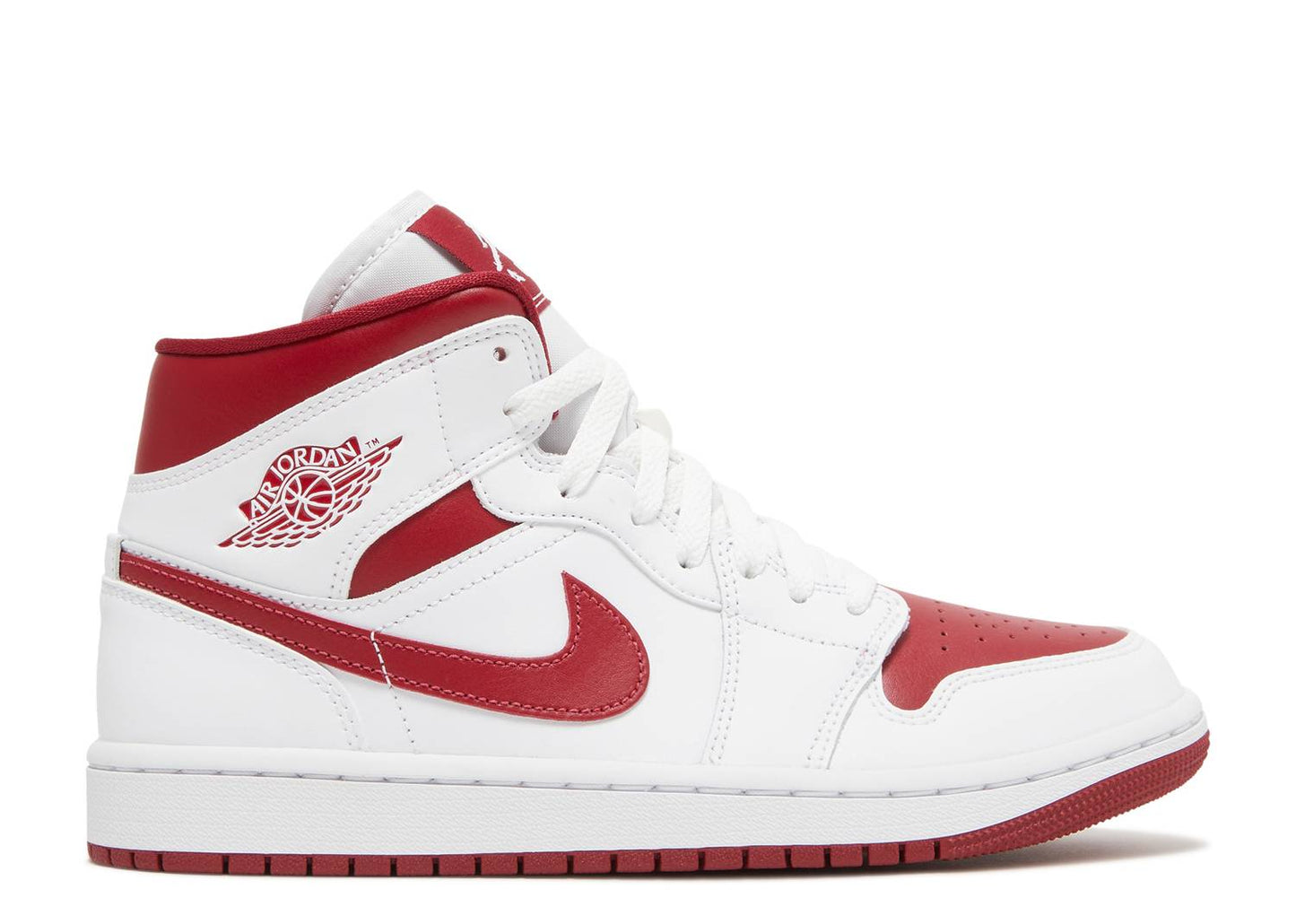 AIR JORDAN 1 MID "WHITE POMEGRANATE"