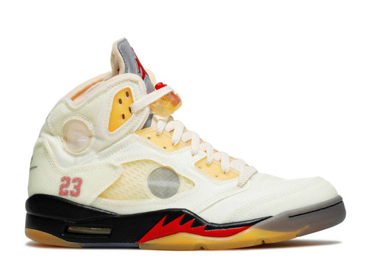 OFF-WHITE X AIR JORDAN 5 SP "SAIL"