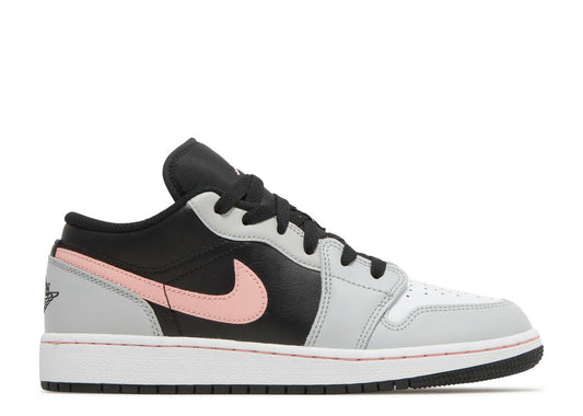 AIR JORDAN 1 LOW 'BLACK GREY FOG BLEACHED CORAL'