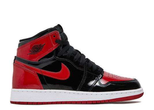 AIR JORDAN 1 RETRO HIGH GS "PATENT BRED"