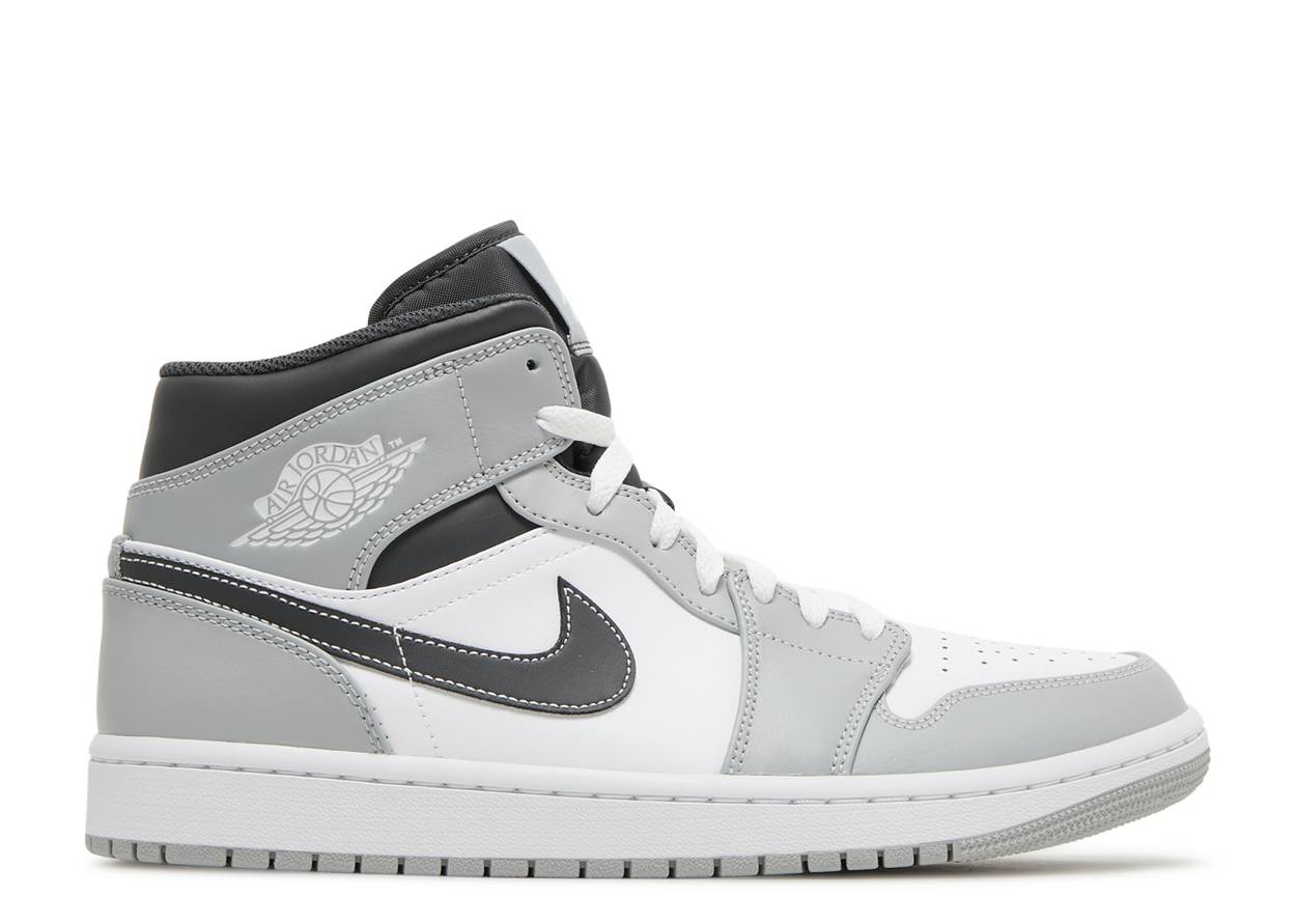 AIR JORDAN 1 MID "LIGHT SMOKE GREY"