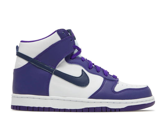 NIKE DUNK HIGH "ELECTRO PURPLE MIDNIGHT NAVY"