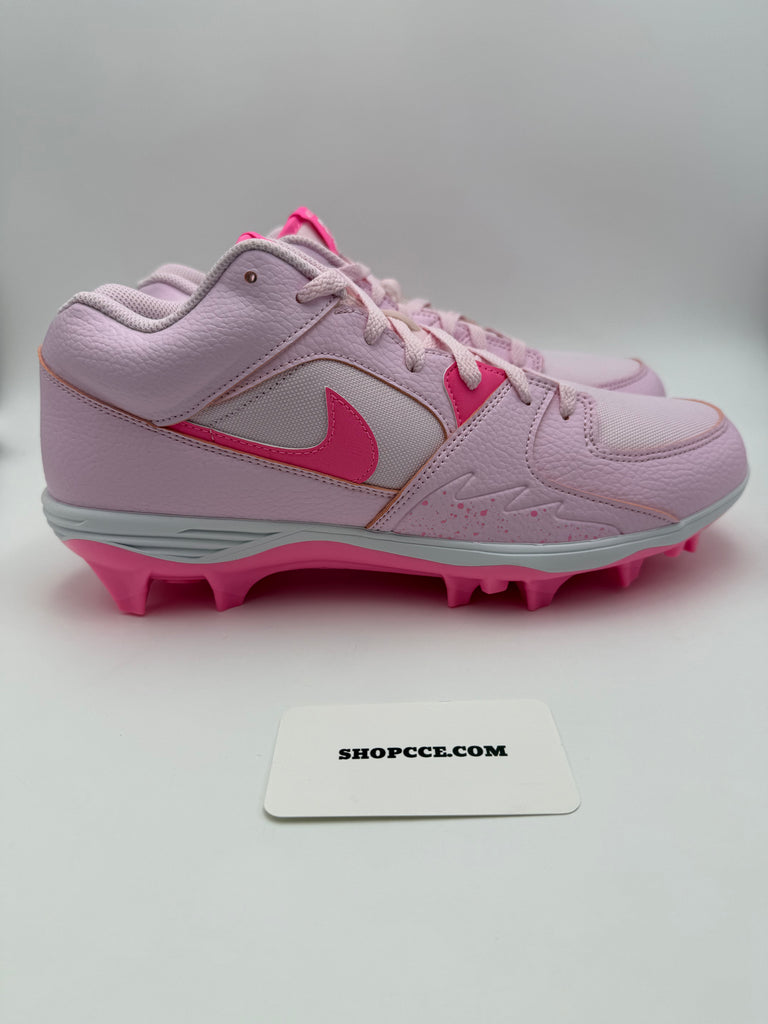 Size 12 - Brand New Men’s Nike Air Jordan Stadium 90 Football Cleats Pink