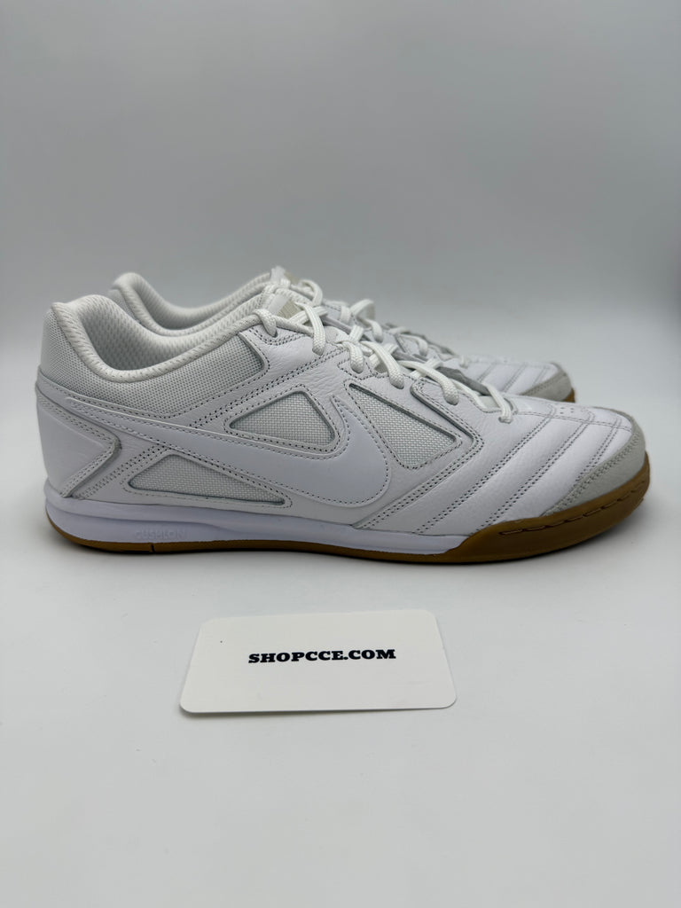 Size 11 - Brand New Men’s Nike Gato White Gum Light Brown Indoor Soccer Shoes